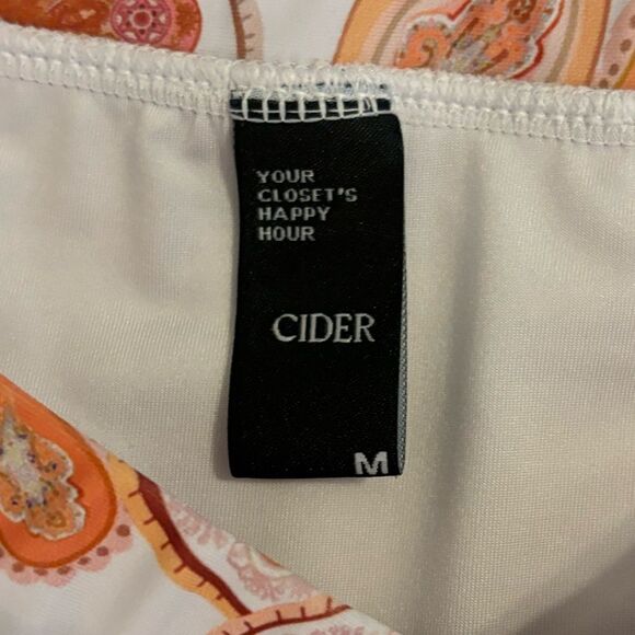 Cider Boho Paisley Bikini Bottoms Size Medium - Picture 5 of 6